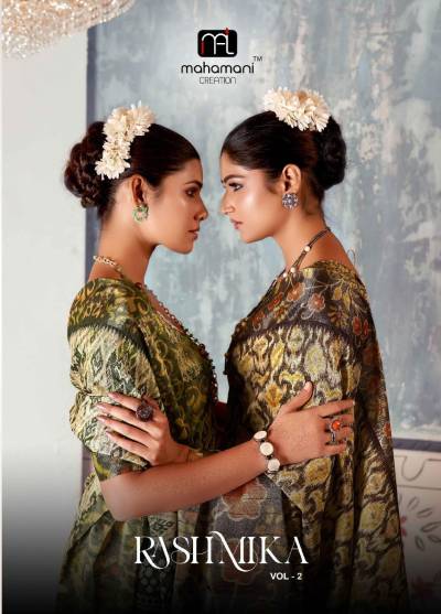 RASHMIKA VOL-2 BY MAHAMANI CREATION SILK SAREE WHOLESALER IN SURAT